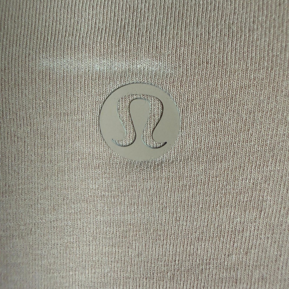 Lululemon Love Crew T Shirt Womens Size 14 Light Pink Relaxed Fit Short Sleeve - Picture 3 of 3